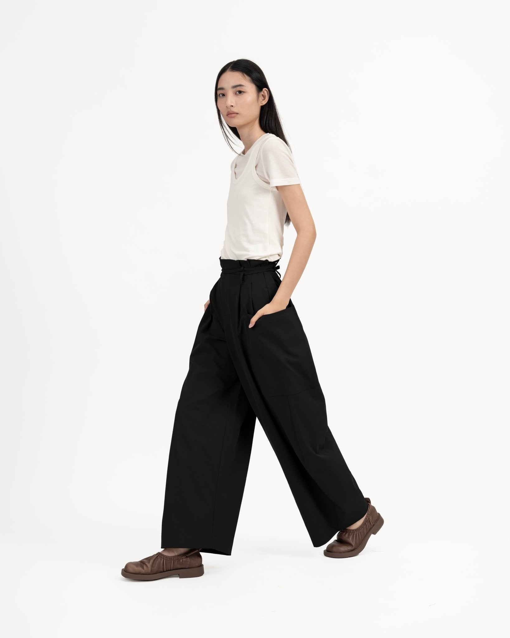 Modal - Cashmere Tank - White - G R A Y E