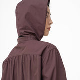 Modular Cotton Shirt - Plum - G R A Y E