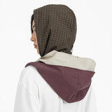 Modular Scarf - Plaid - G R A Y E