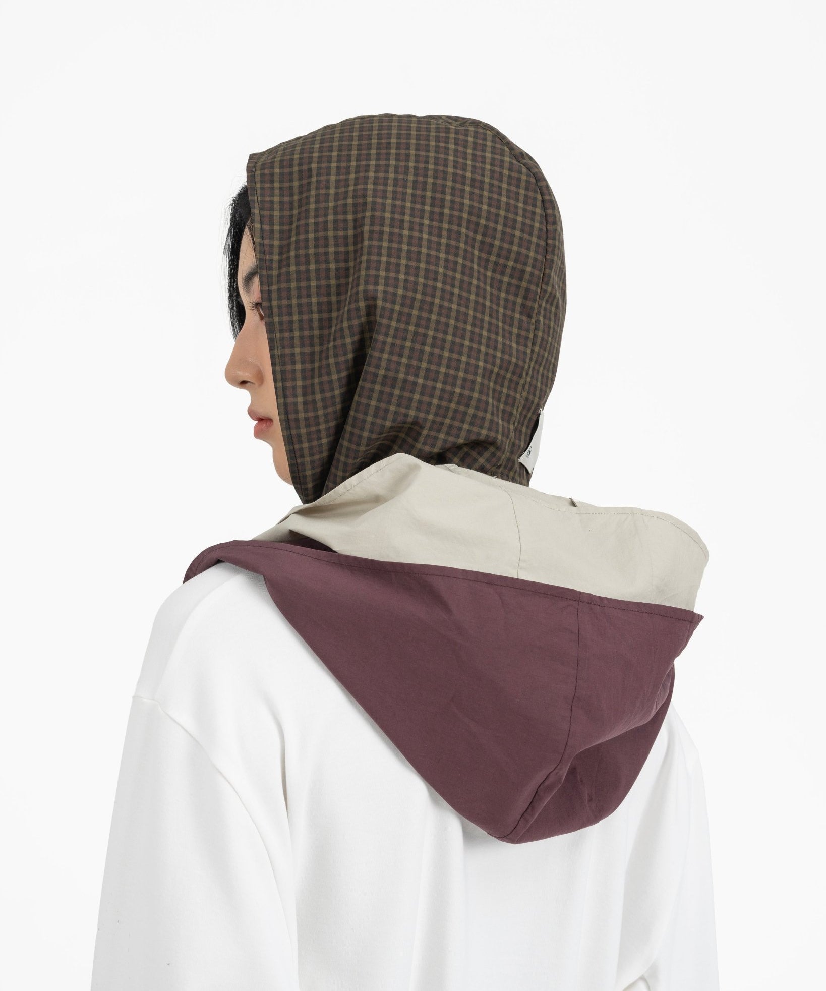 Modular Scarf - Plaid - G R A Y E