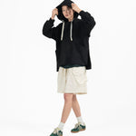 Multi - Pocket Hoodie - Black - G R A Y E