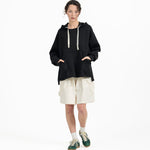 Multi - Pocket Hoodie - Black - G R A Y E