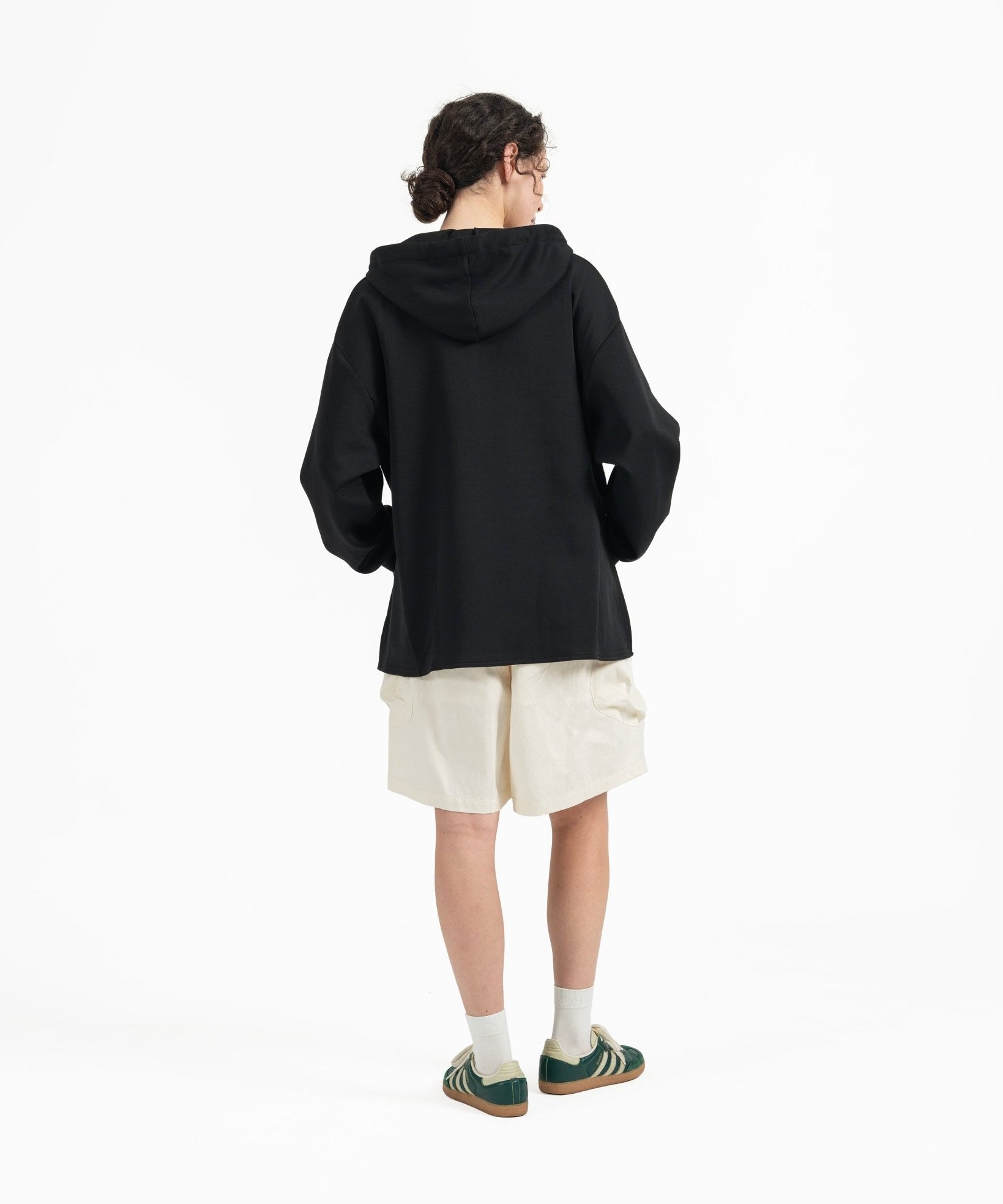 Multi - Pocket Hoodie - Black - G R A Y E