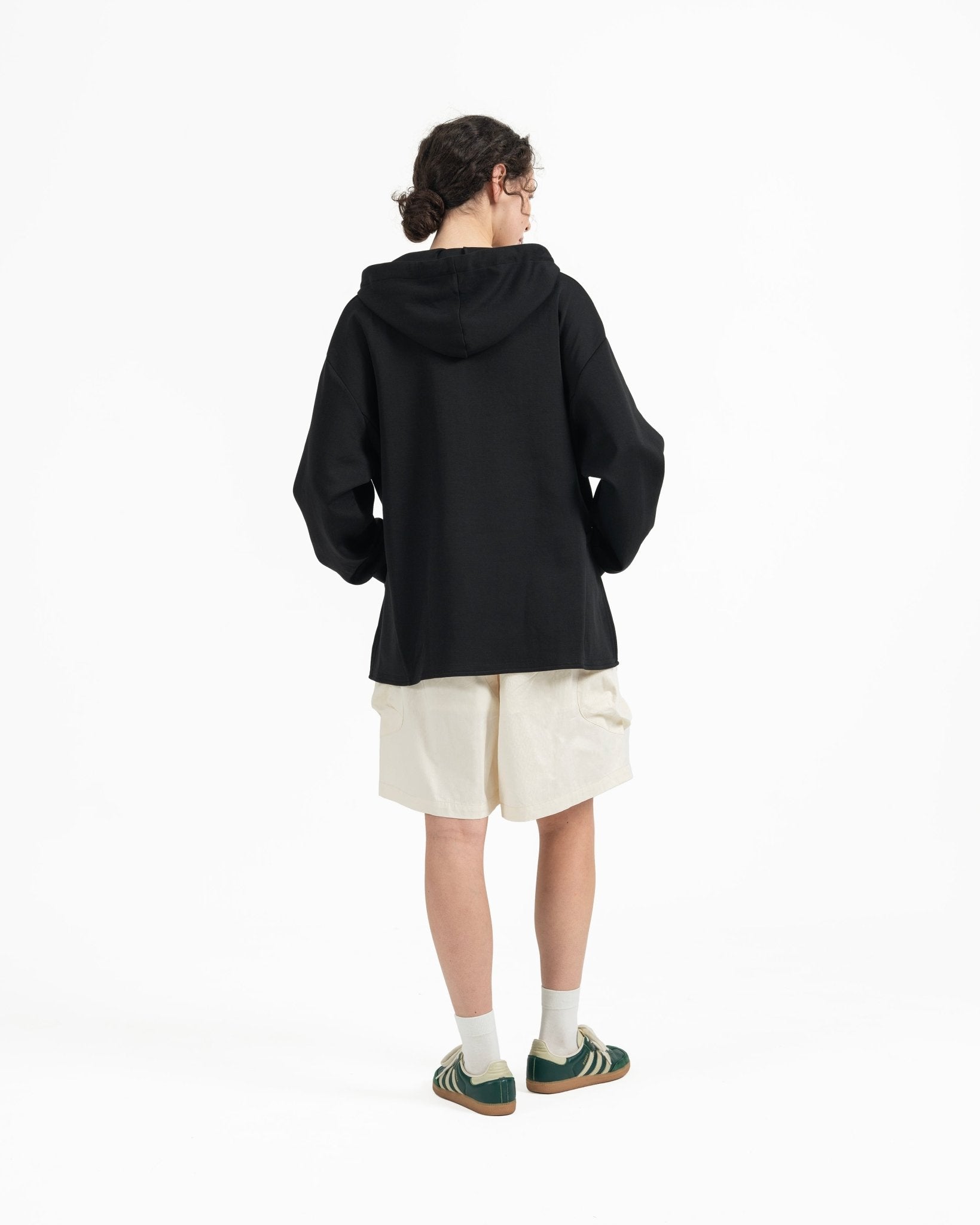 Multi - Pocket Hoodie - Black - G R A Y E