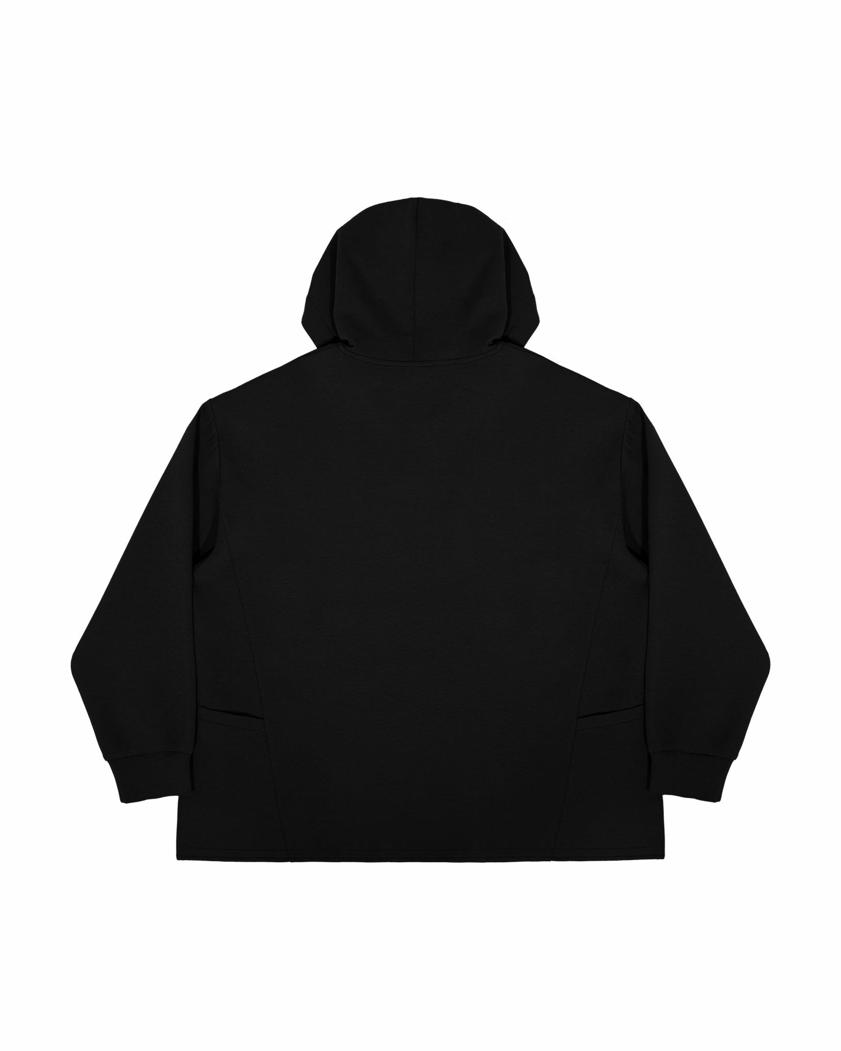 Multi - Pocket Hoodie - Black - G R A Y E