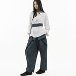 Obi Belt - Pinstripe Blue - G R A Y E