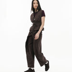 Obi Belt - Pinstripe Brown - G R A Y E