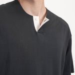 PaperDry™ Henley Tee - G R A Y E