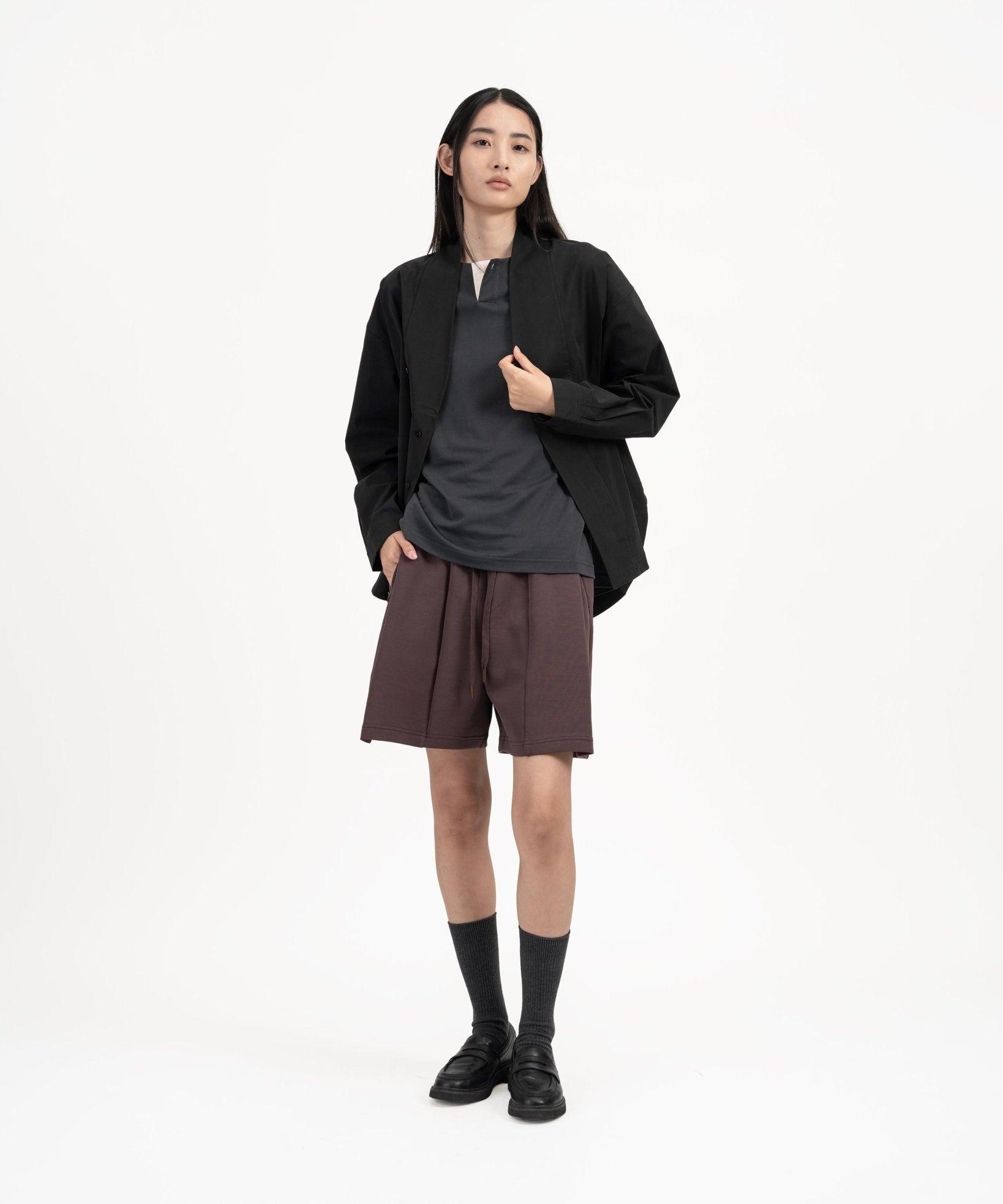 PaperDry™ Henley Tee - G R A Y E