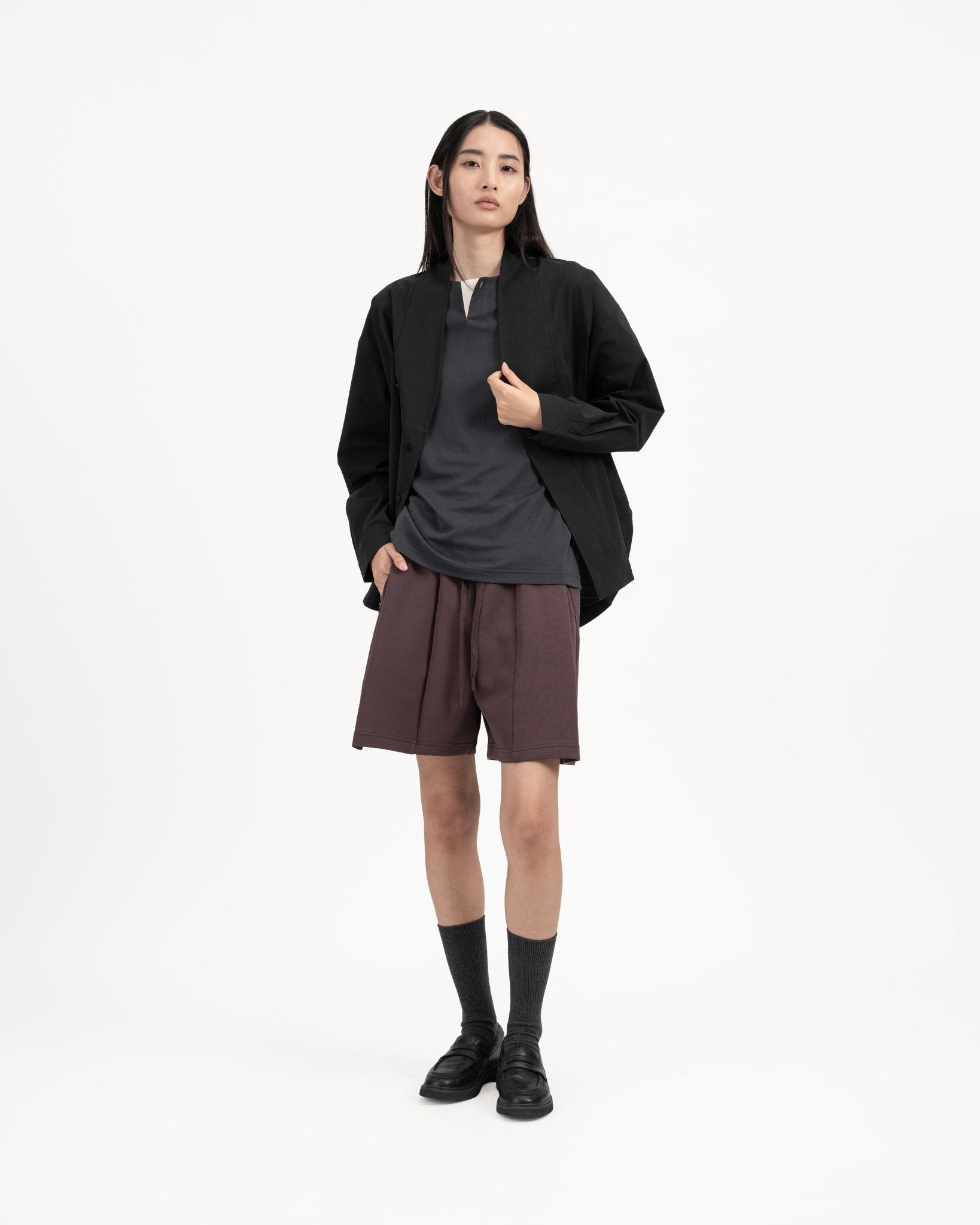 PaperDry™ Henley Tee - G R A Y E