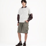 PaperDry™ Pleated Tee - G R A Y E