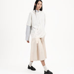 PaperDry™ Pleated Tee - G R A Y E