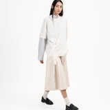 PaperDry™ Pleated Tee - G R A Y E