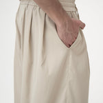 Pleated Balloon Jogger 2.0 - Sand - G R A Y E
