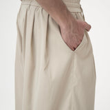 Pleated Balloon Jogger 2.0 - Sand - G R A Y E