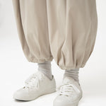 Pleated Balloon Jogger 2.0 - Sand - G R A Y E