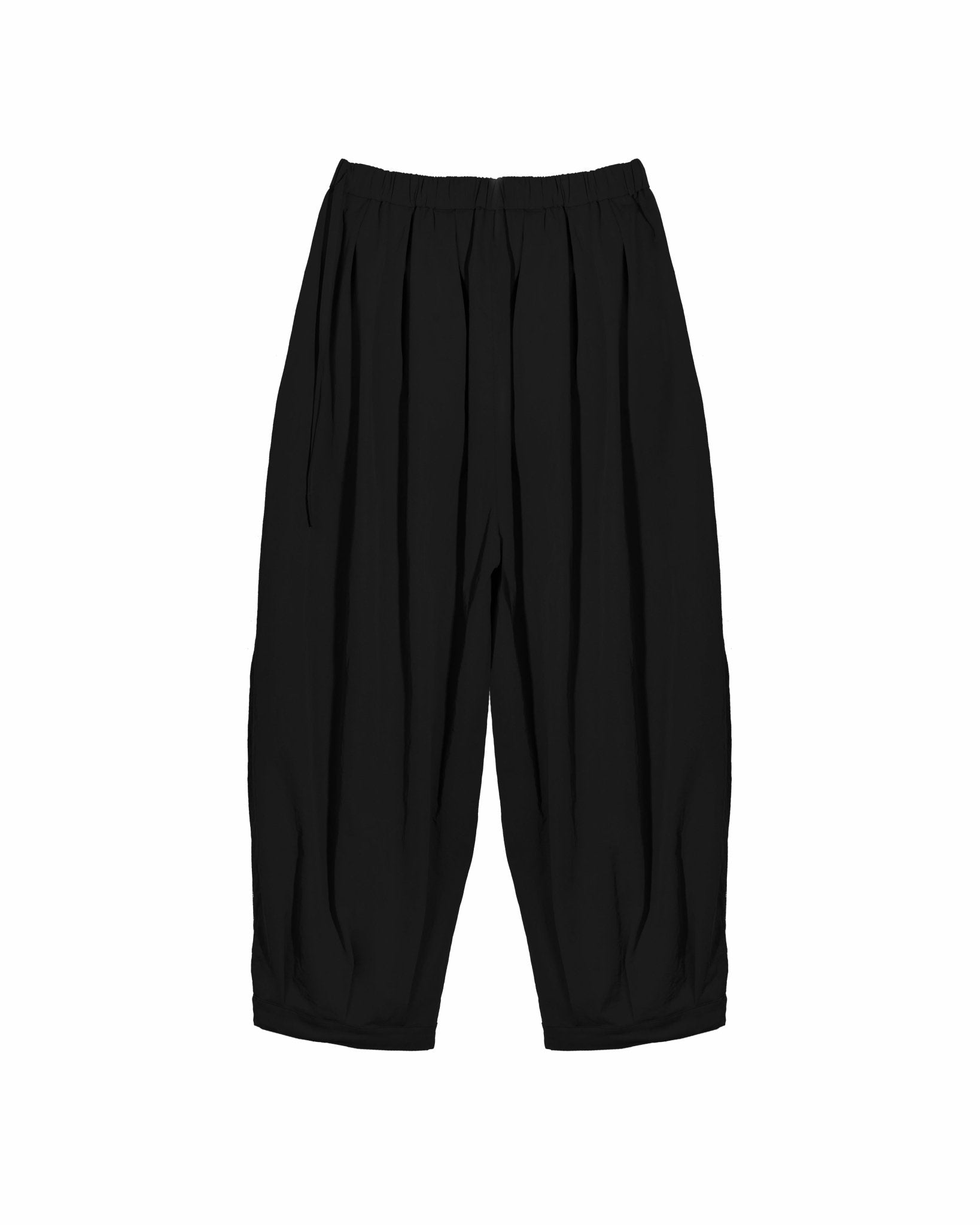 Pleated Balloon Jogger 3.0 - Black - G R A Y E