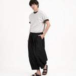 Pleated Balloon Jogger 3.0 - Black - G R A Y E