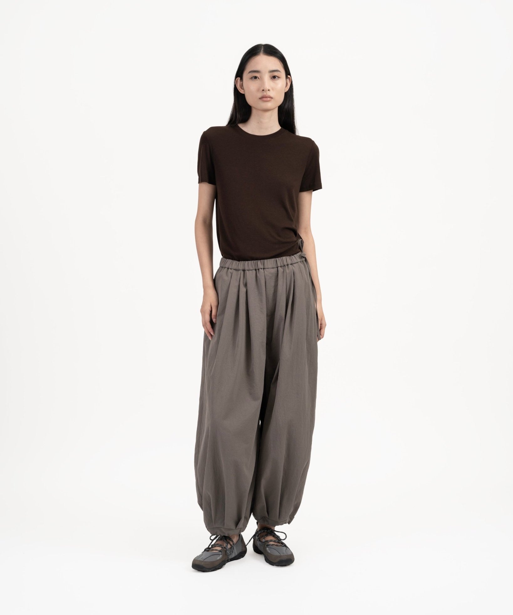 Pleated Balloon Jogger 3.0 - Gray - G R A Y E
