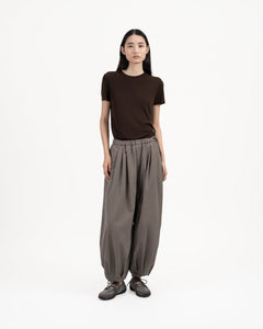 Pleated Balloon Jogger 3.0 - Gray - G R A Y E