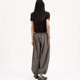 Pleated Balloon Jogger 3.0 - Gray - G R A Y E