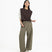 Pleated Sweatpants - Artichoke - G R A Y E