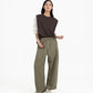 Pleated Sweatpants - Artichoke - G R A Y E