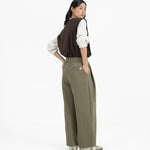Pleated Sweatpants - Artichoke - G R A Y E