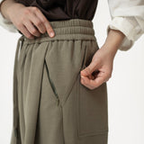 Pleated Sweatpants - Artichoke - G R A Y E