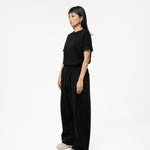 Pleated Sweatpants - Black - G R A Y E