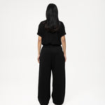 Pleated Sweatpants - Black - G R A Y E