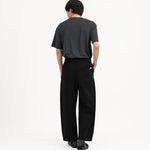 Pleated Sweatpants - Black - G R A Y E