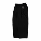 Pleated Sweatpants - Black - G R A Y E