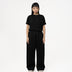 Pleated Sweatpants - Black - G R A Y E