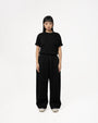 Pleated Sweatpants - Black - G R A Y E