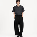 Pleated Sweatpants - Black - G R A Y E