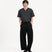 Pleated Sweatpants - Black - G R A Y E
