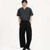 Pleated Sweatpants - Black - G R A Y E