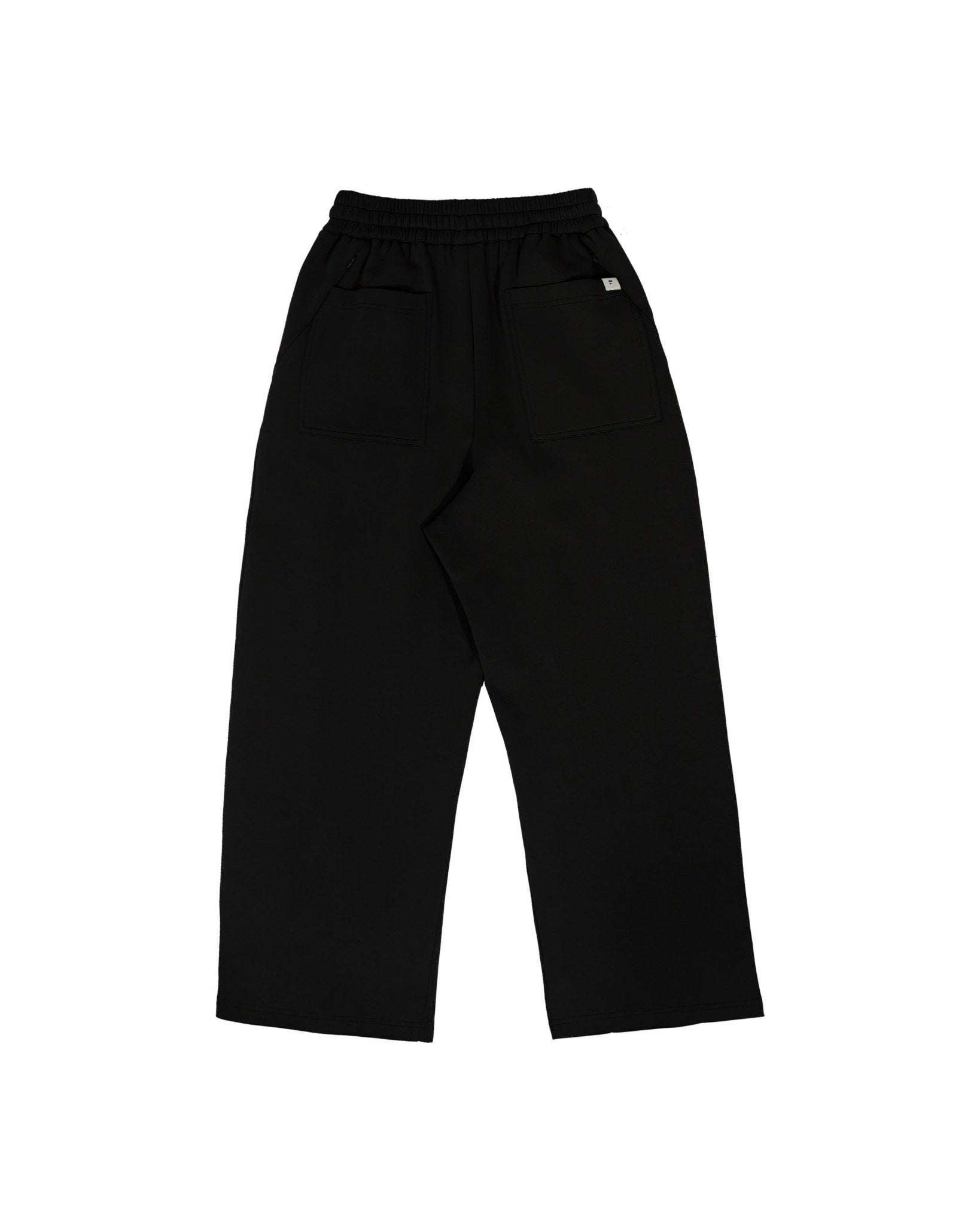 Pleated Sweatpants - Black - G R A Y E