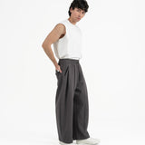 Pleated Sweatpants - Graphite - G R A Y E