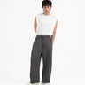 Pleated Sweatpants - Graphite - G R A Y E