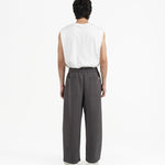Pleated Sweatpants - Graphite - G R A Y E