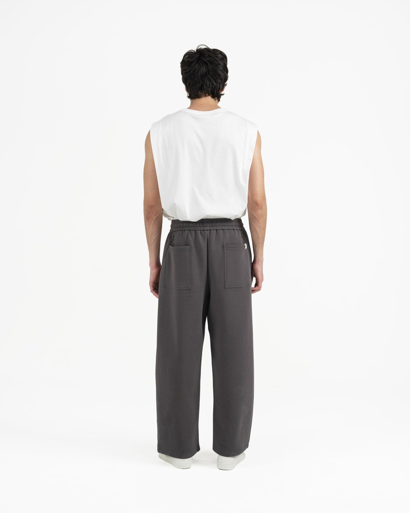 Pleated Sweatpants - Graphite - G R A Y E