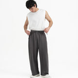 Pleated Sweatpants - Graphite - G R A Y E