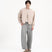 Pleated Sweatpants - Melange Gray - G R A Y E