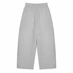 Pleated Sweatpants - Melange Gray - G R A Y E