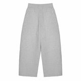 Pleated Sweatpants - Melange Gray - G R A Y E