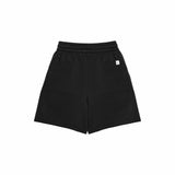 Pleated Sweatshorts - Black - G R A Y E