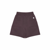 Pleated Sweatshorts - Fig - G R A Y E
