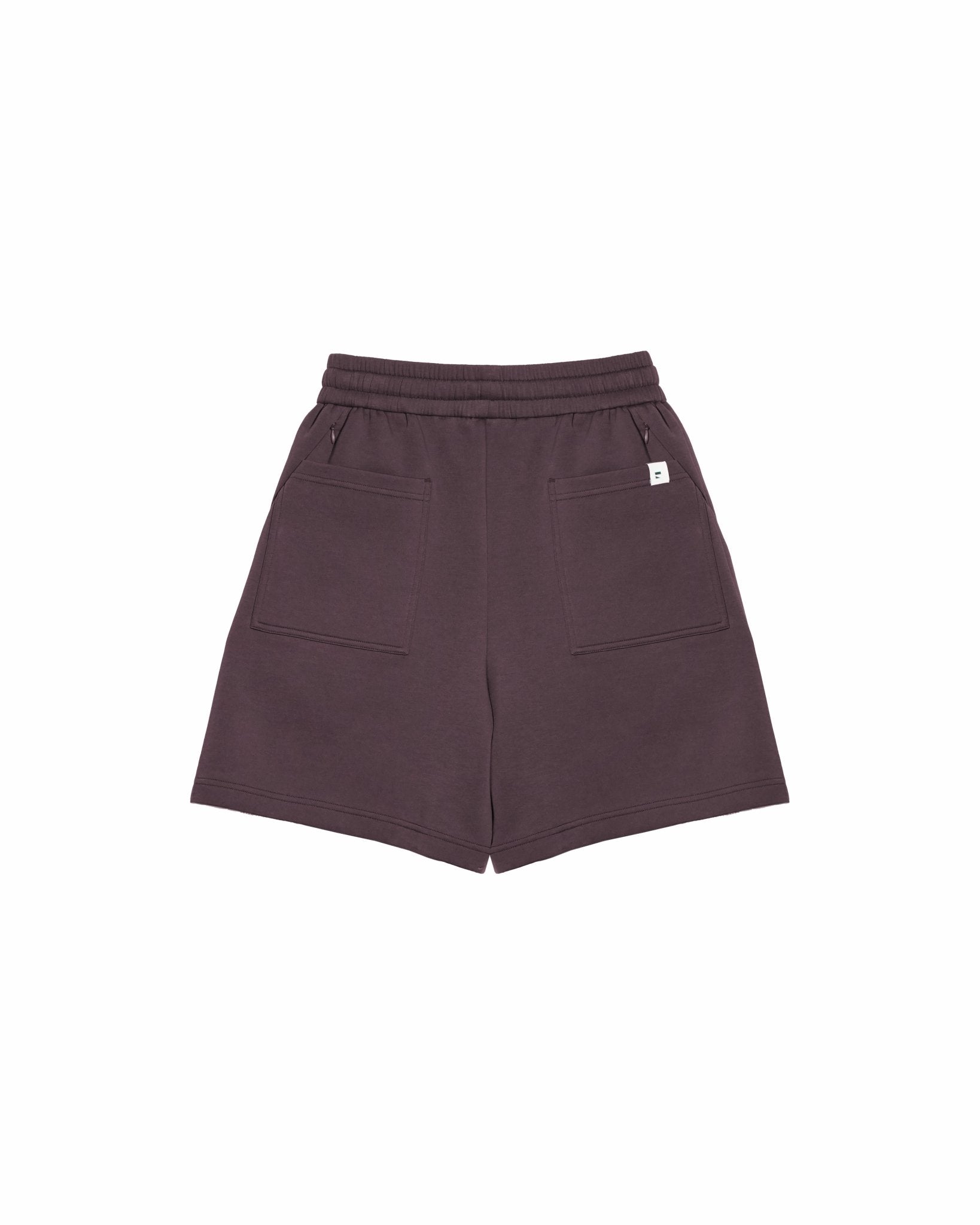 Pleated Sweatshorts - Fig - G R A Y E